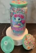 16oz Acrylic Snow Globe Cup (No handle)